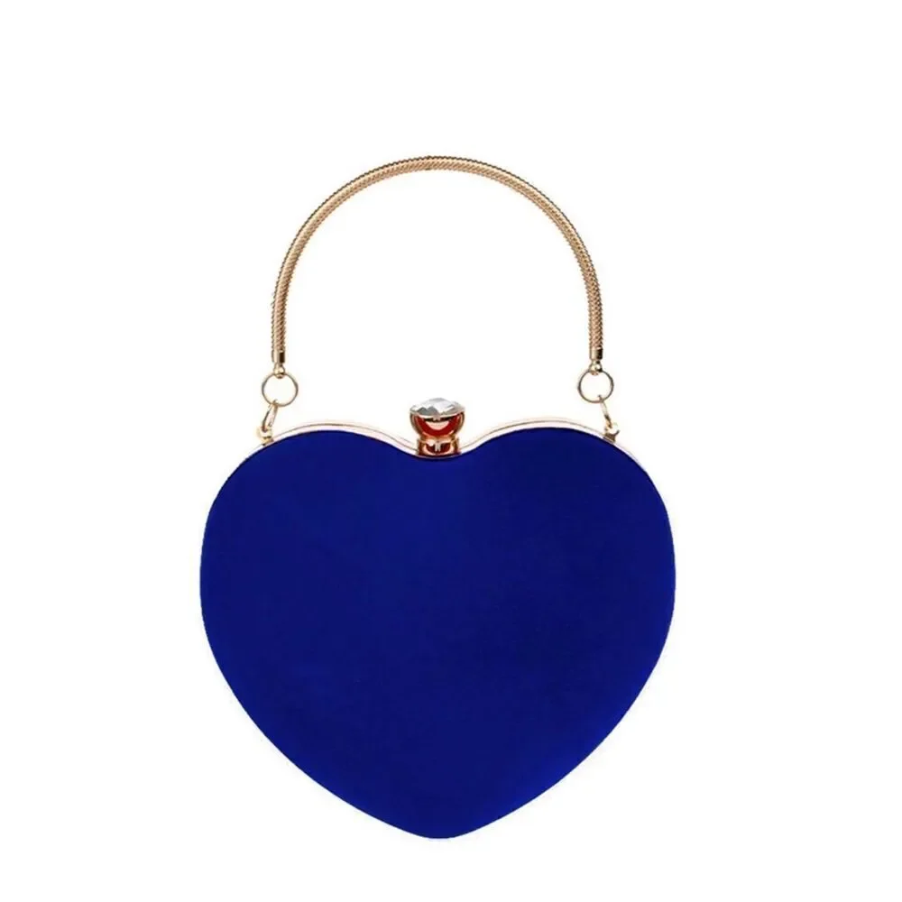 Blue Heart Purse handbag